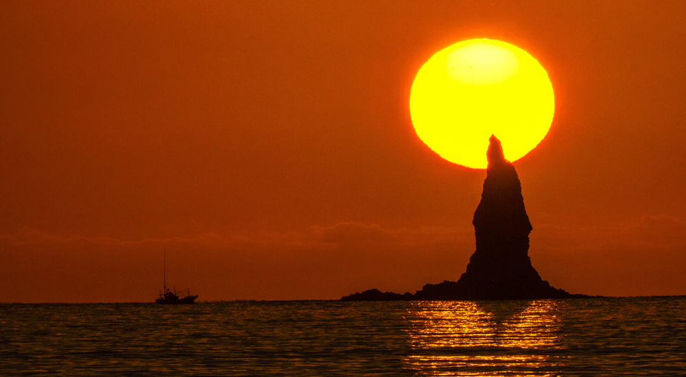 だるま夕日