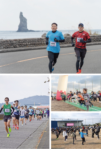 かつおランニングDayの様子